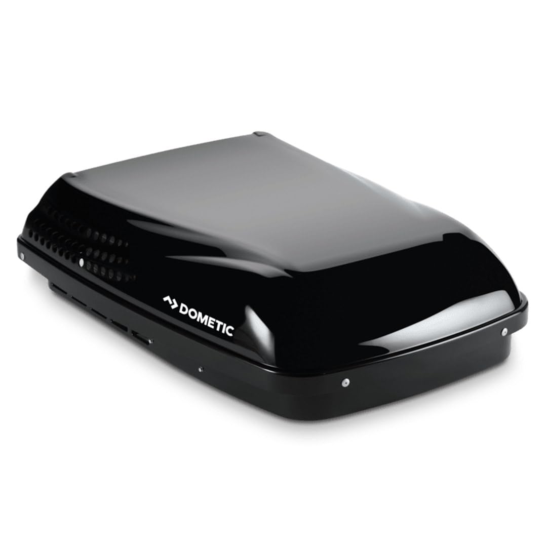 Dometic Penguin Ii Rooftop Air Conditioner - Low Profile Single Or Multi-Zone Ac Unit For Rvs - 15K Btu, Ducted Or Non-Ducted Application W/Rib-Reinforced Base Pan And R410A Refrigerant-Black