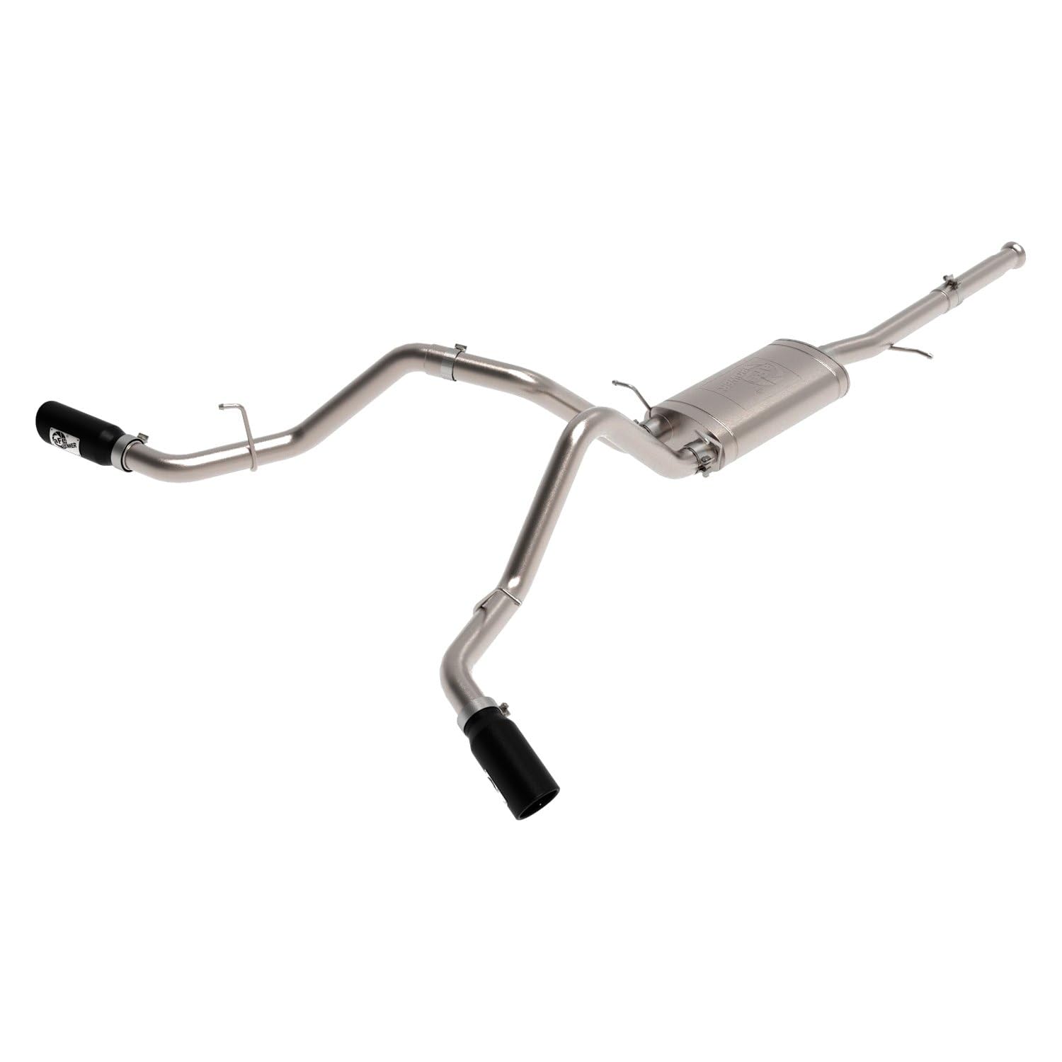 Afe Power 49-44134-B Mach Force-Xp 3' Cat-Back Exhaust System, Dual Black Tips, Stainless Steel, Fits Gm Silverado/Sierra