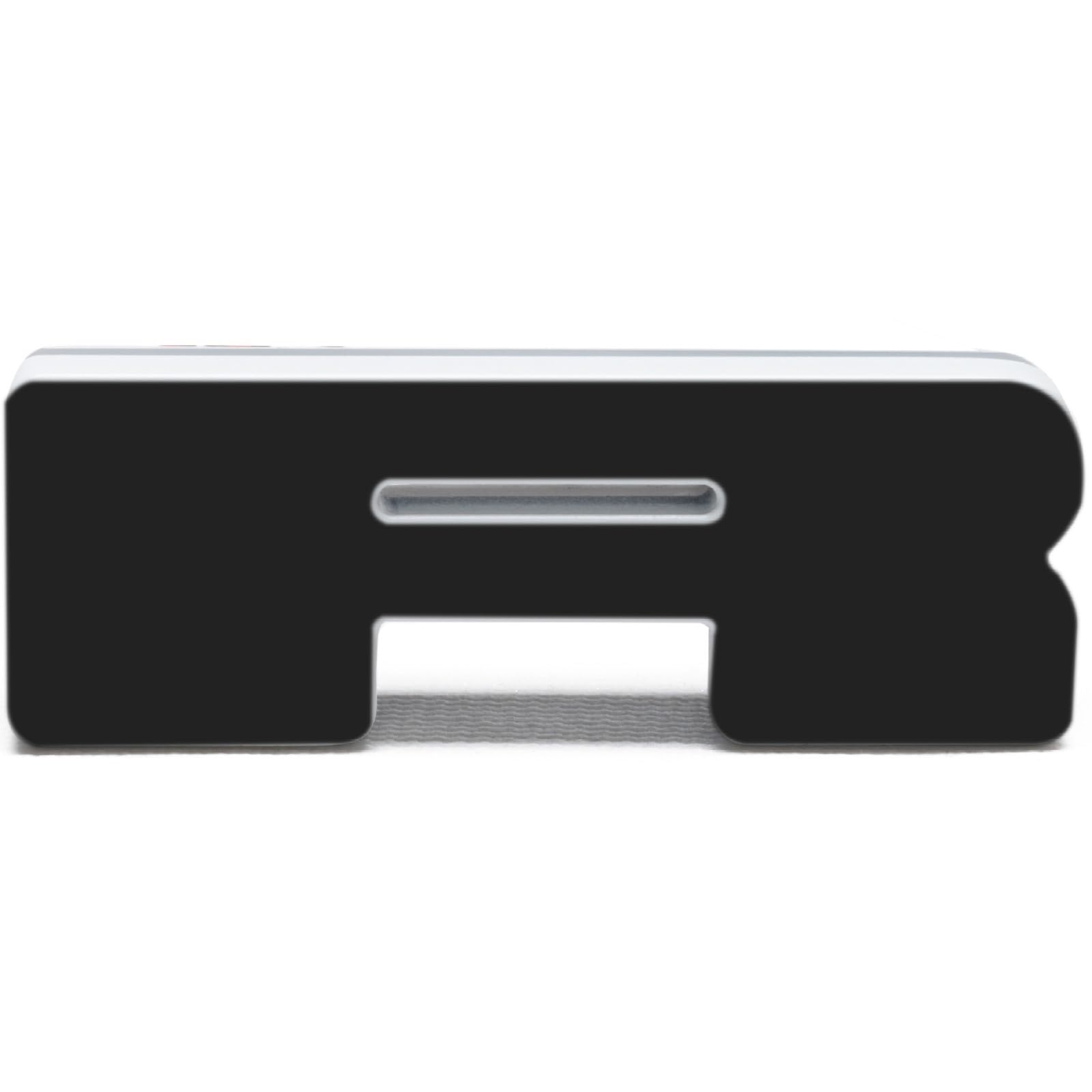 Oracle Lighting 3140-A-001 Single Universal Illuminated White Led Letter R With Matte Black Finish Letter Badge - Sleek Design - Customized High-End Appearance