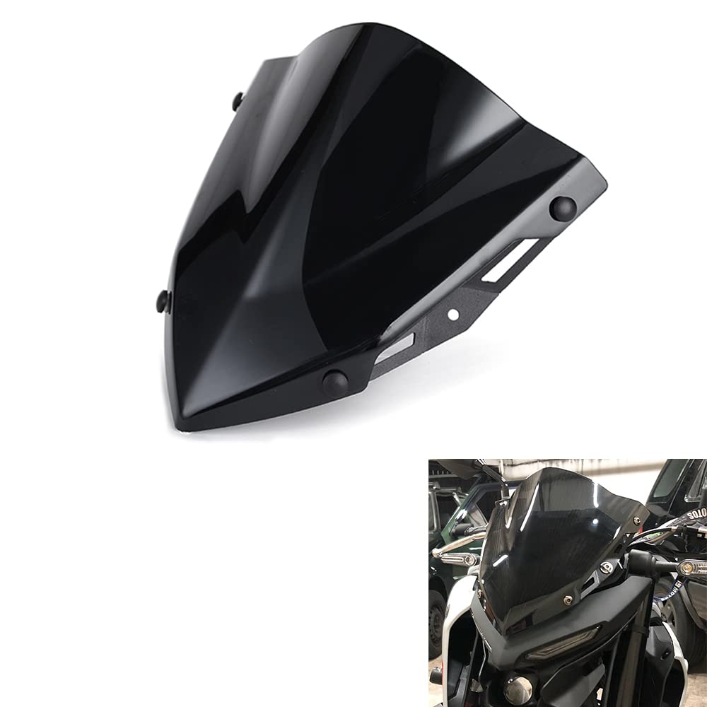 Kucehiup Motorcycle Windshield Windscreen Sports Visor Fits For Yam Mt03 Mt25 Mt-03 Mt-25 2020 2021 2022 2023 2024 20-24
