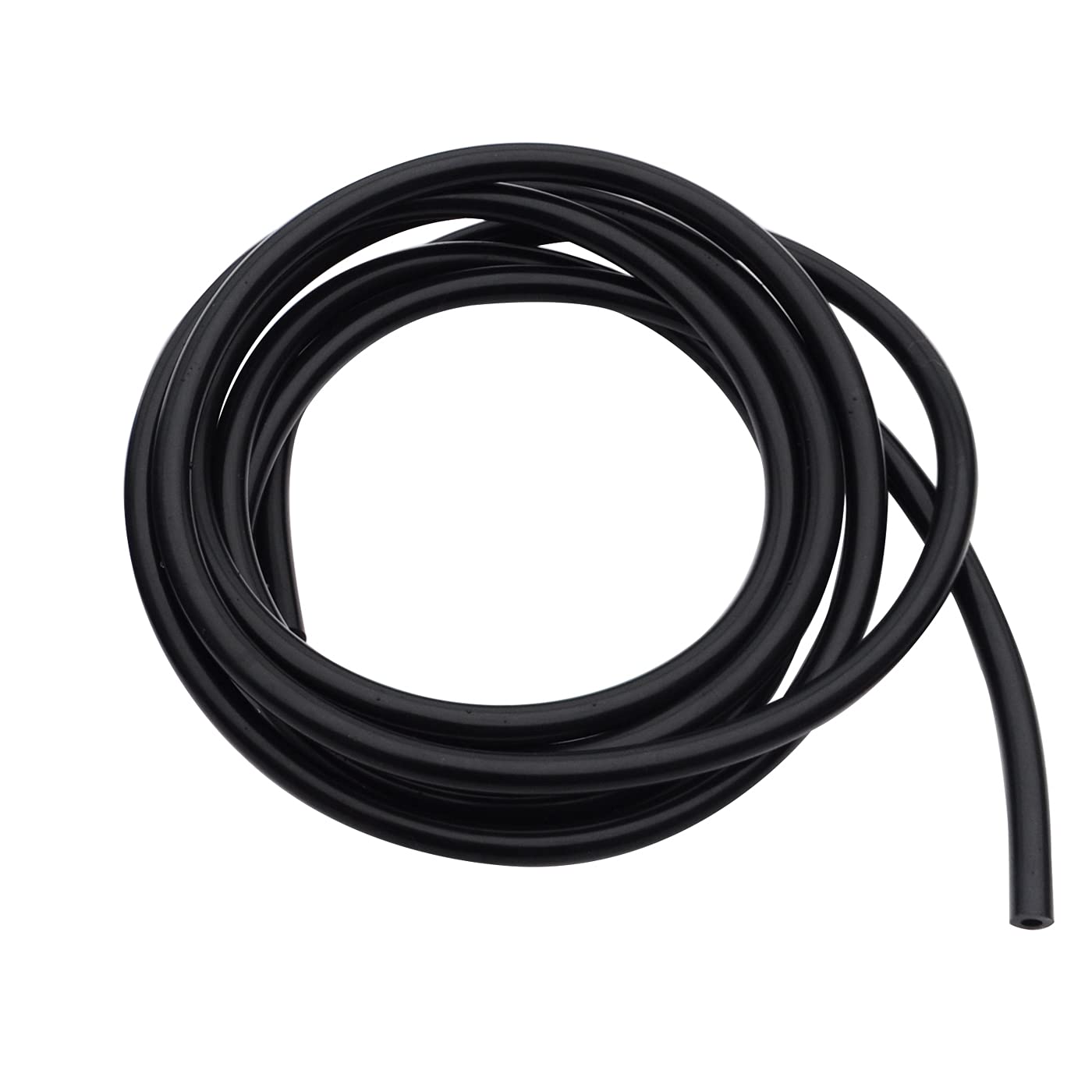 Ac Performance High Performance Silicone Vacuum Tubing Hose, Id 1/8' (3Mm), Wall Thickness 2Mm, 10 Feet Per Roll (3 Meter), Black 60 Psi Maximum Pressure