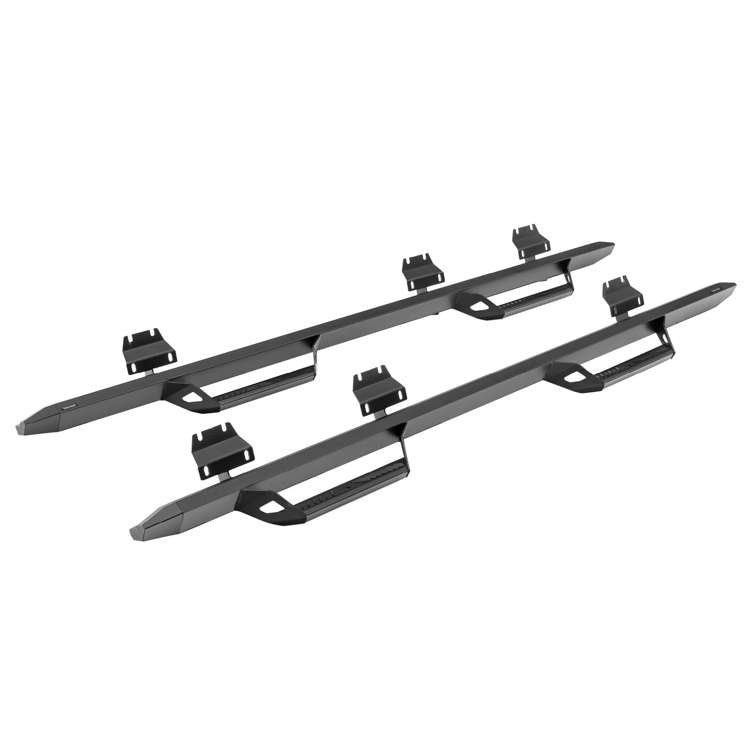 Realtruck Predator Pro Steps For Nissan Frontier | Cab Length, Rust-Proof Aluminum, Textured Black | Prn2273Cc-Tx | Fits 2022-2024 Nissan Frontier Crew Cab,