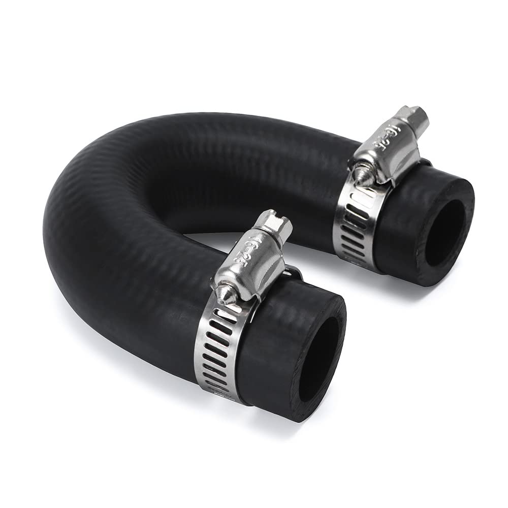 Pqy Heater Core Crossover Coolant Hose 5/8' End And 3/4' End With 2Pcs Clamps For Ls For Lt