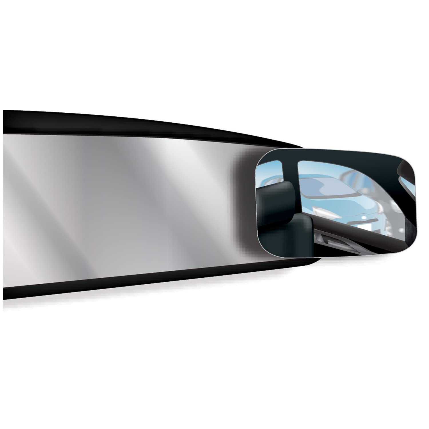 Interior Mirror Mount Blind Spot Mirror, Suction Mount
