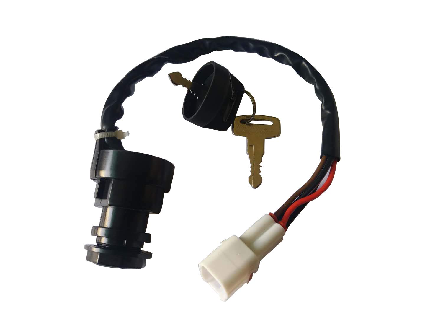 Hity Motor Ignition Key Switch For Yamaha Big Bear 350 2X4 4X4 1996-1999 Yfm 350 Moto 4 1995 Yfm350 Warrior 350 1996-2001 Yfm350 Wolverine 350 1995-2001 Yfz350 Banshee 350 1995-2001.