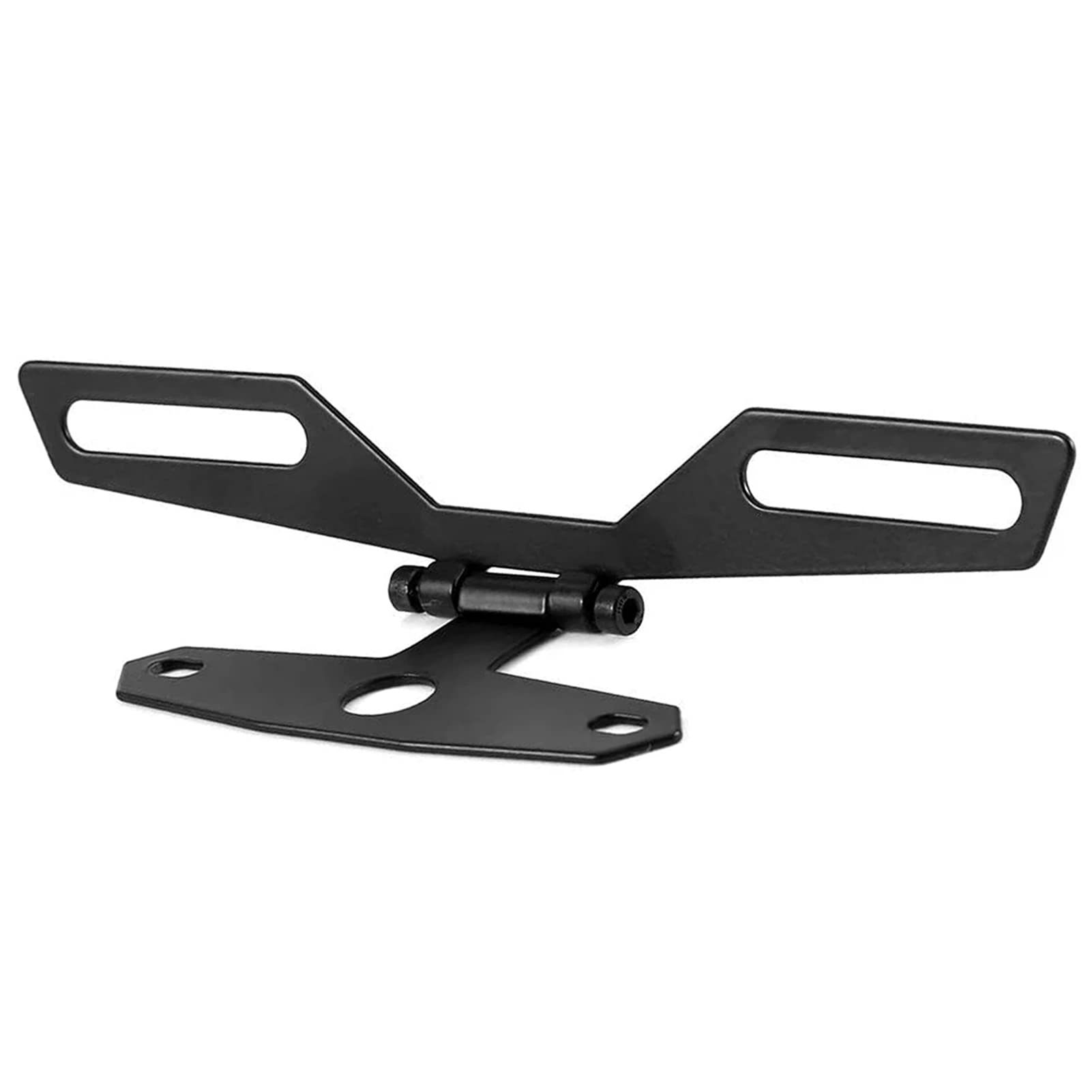 Ankia Universal Adjustable Motorcycle Fold License Plate Tail Light Holder Motorbike License Plate Mount Holder Bracket For Suzuki Kawasaki Ducati Honda (Motorcycle License Plate Bracket)