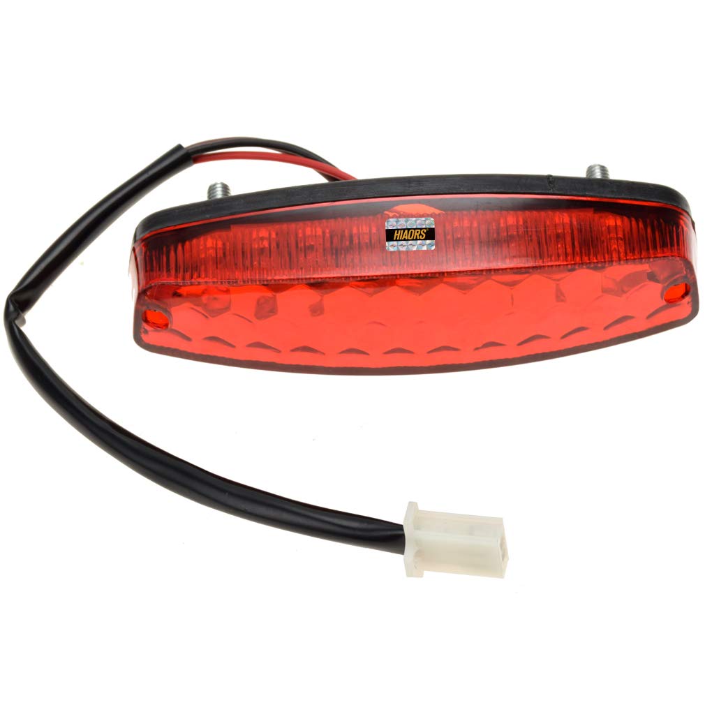 Hiaors Led Rear Tail Brake Light For 50Cc 70Cc 90Cc 110Cc 125Cc Taotao Sunl Jcl Coolster Roketa Kazuma Chinese Atvs Quad 4 Wheeler Parts Red