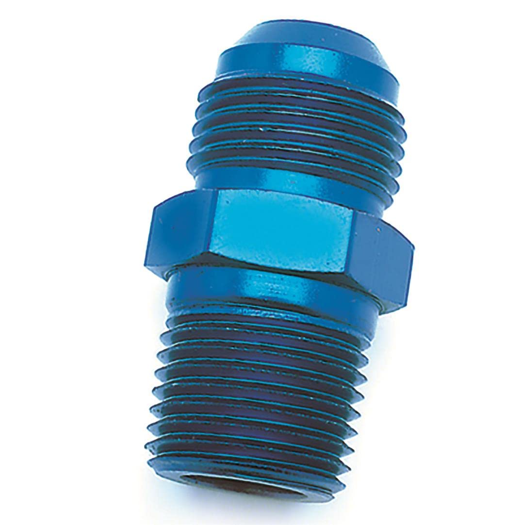 -8An X1/2Nptf Blu St Fl To Pipe Adp