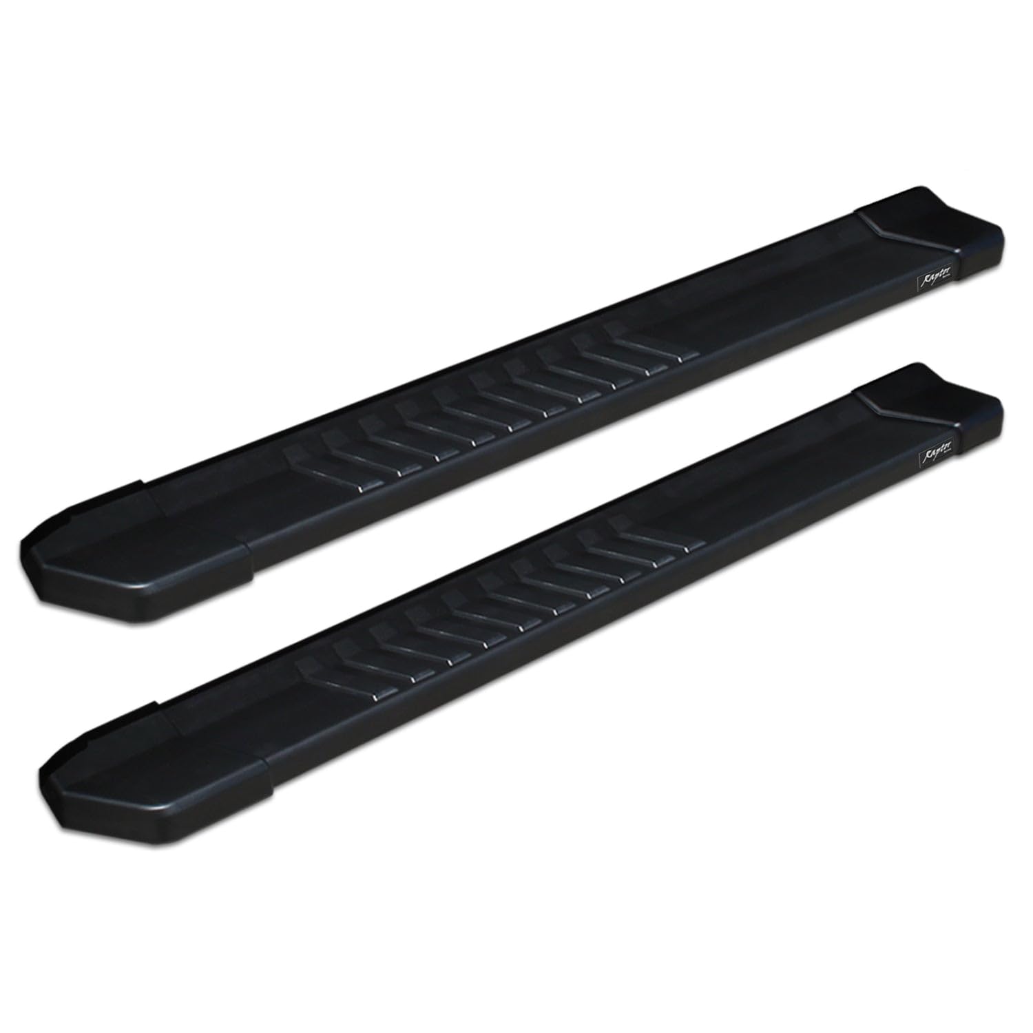 Raptor Series Running Boards Steps 6In Oem Style Black Aluminum For Regular Cab 07-18 Silverado Sierra 1500 Or 07-19 2500 3500 Hd