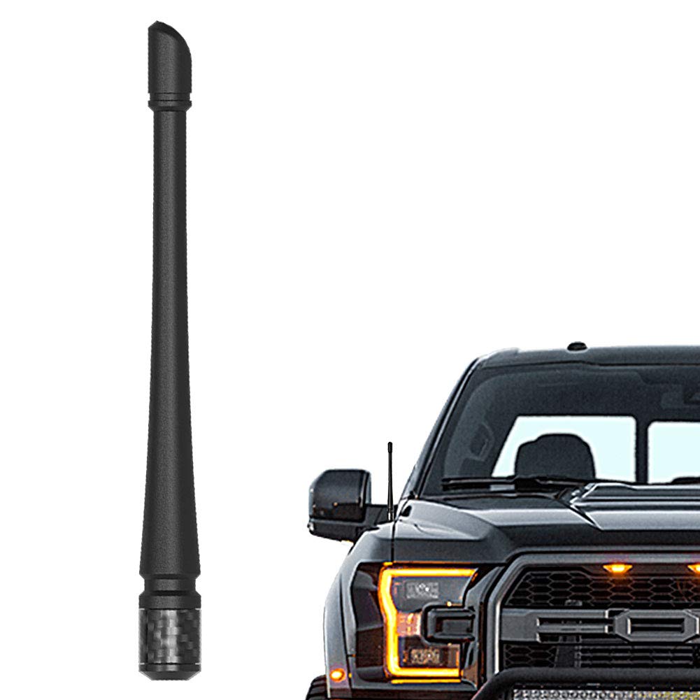 RYDONAIR 7 Short Antenna for Ford F150 (2009-2025) & Bronco (2021-2025) - Black Rubber, Car Wash Proof, Enhanced Reception