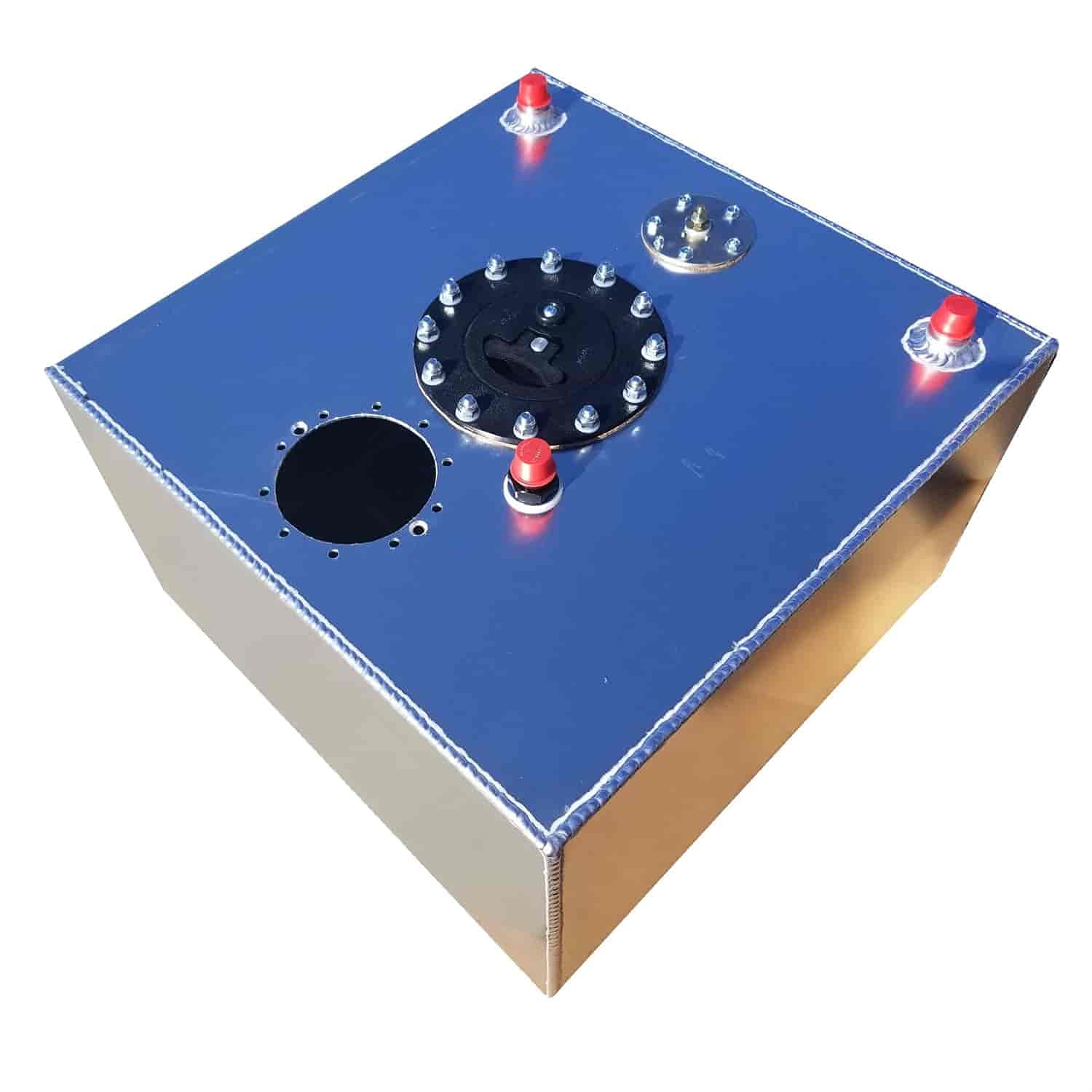 Rci Fuel Cell, 15 Gal, 30 X 12 X 10 In Tall, 8 An Male Outlet, 8 An Male Vent, Aluminum, Natural, Each