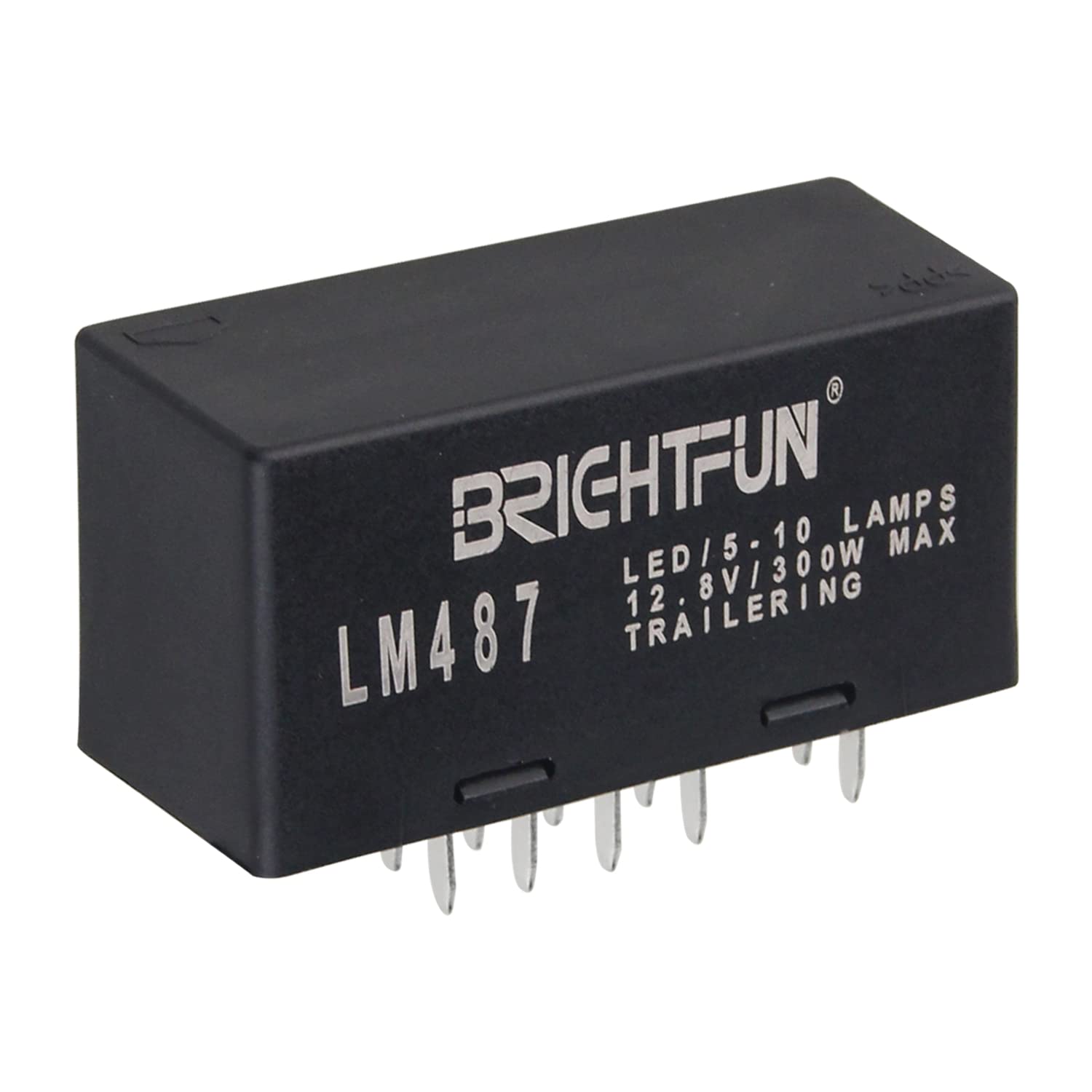 Brightfun 10-Pin Hazard Warning And Turn Signal Led Flasher Relay, Lm487 10383321 For Chevy Tahoe Gmc 2003-2006