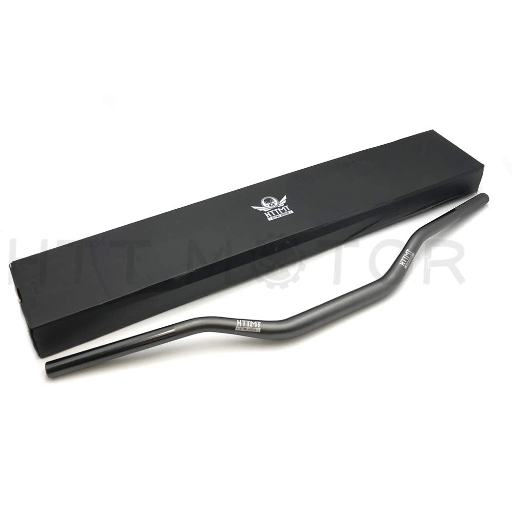 Httmt Hb023- Compatible With 1 1/8' Fat Bar 28Mm 7/8' Handlebar Handle Bars Motorcycle Mx Motocross Gray
