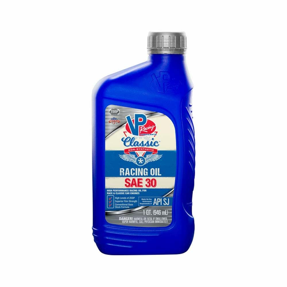 Vp Racing Fuels Non Synthetic High Performance Sae 30 Zddp Rich Racing Oil Quart