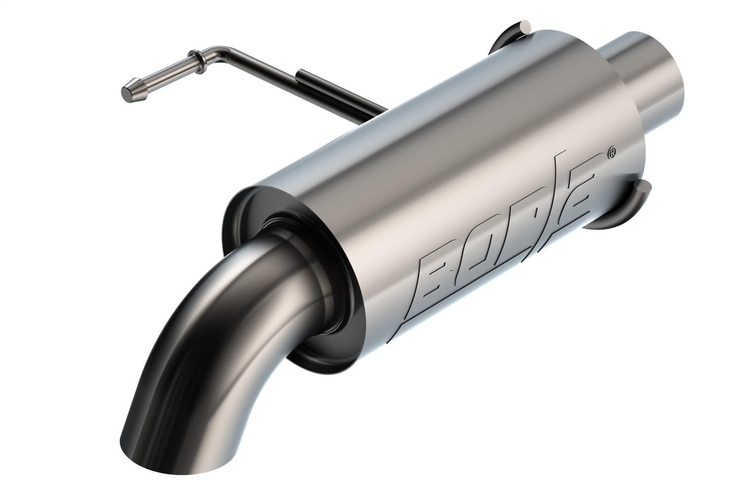 Borla 60725Performance Exhaust Resonator 2021-2023 Ford Bronco 2.3L 4 Cyl./ 2.7L 6 Cyl. Automatic/Manual Trans. 4 Wheel Drive 2 & 4 Door. Optional Muffler For Borla High Clearance Climber Systems.