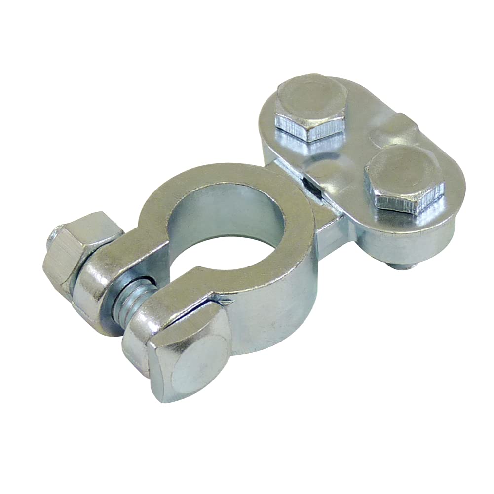 Schumacher Electric Heavy-Duty Zinc-Plated Top Post Terminal End, Baf-Tpt, 1-4/0 Gauge Wires, With One-Year Limited Warranty