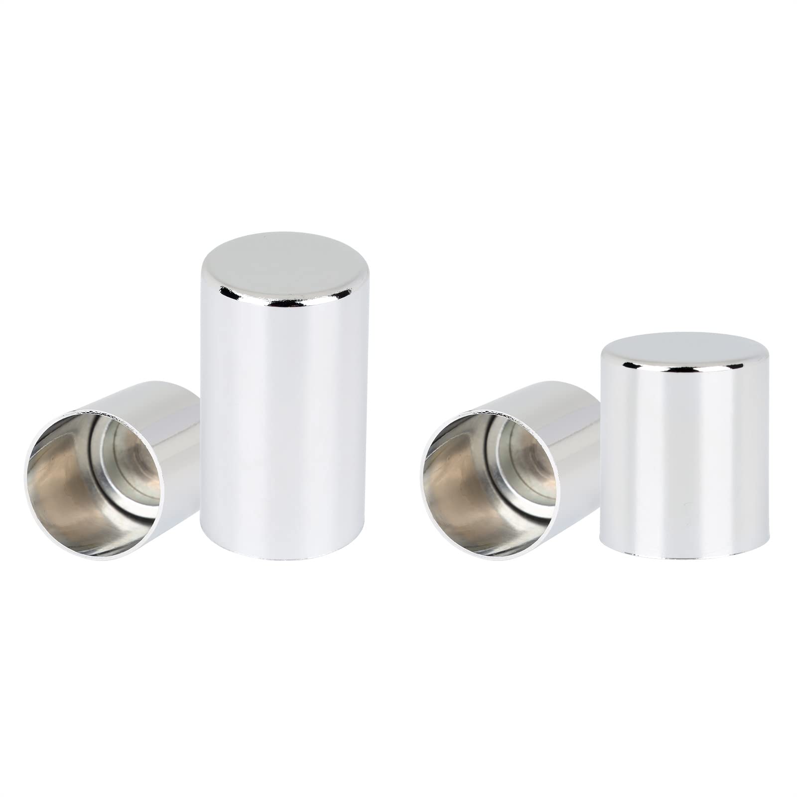 Bravema 4 Pcs Docking Hardware Covers Kit, Motorcycle Magnet Cover Kit Fit For 2009-2023 Harley Touring Street Glide, Road Glide, Road King(Black)