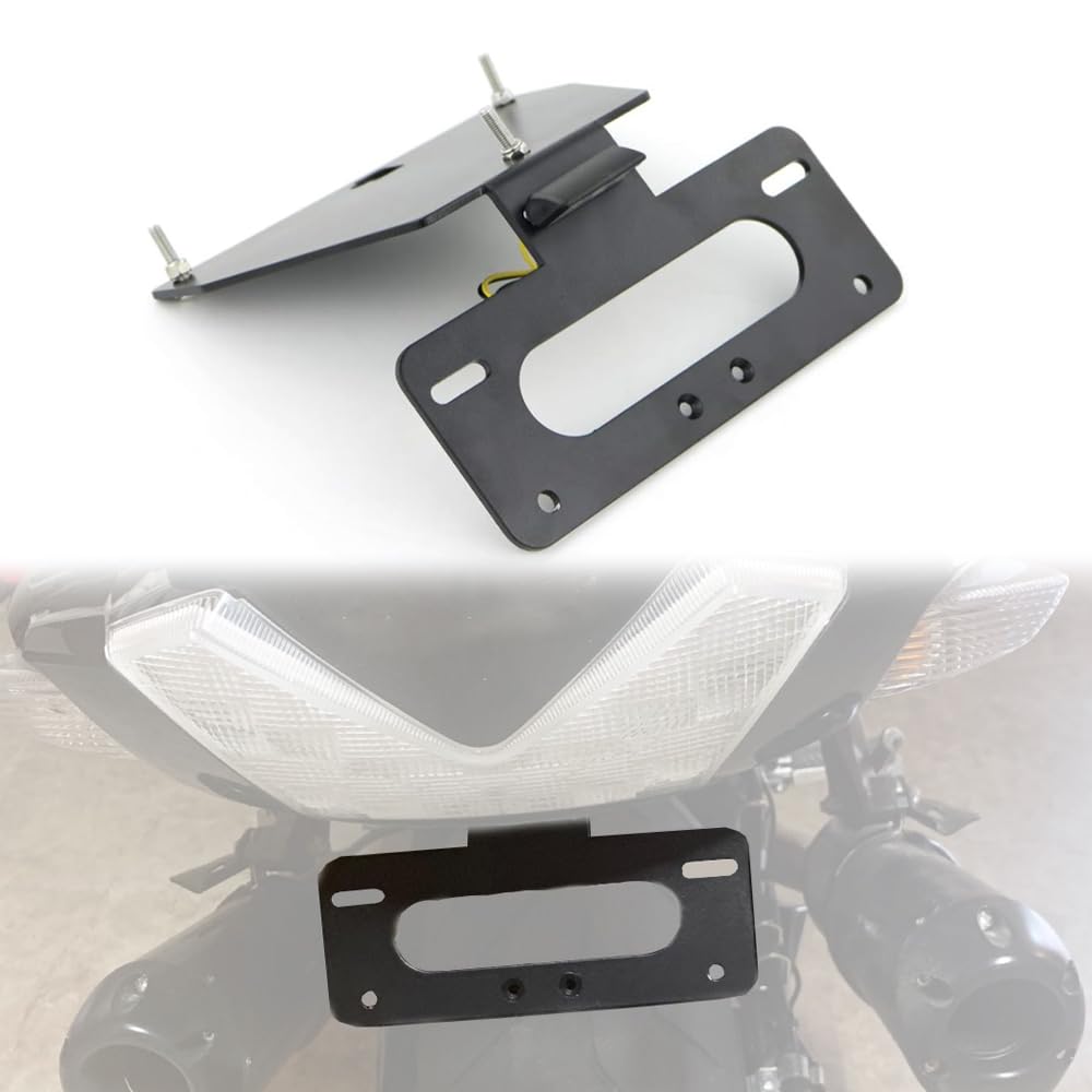 Xitomer Fender Eliminator Fit For Zx-14 2006-2011 / Zx14R 2006-2024, Tail Tidy Fit For Zzr1400 2011-2024 / Ninja Zx14R Abs 2020-2024, With Led License Plate Light