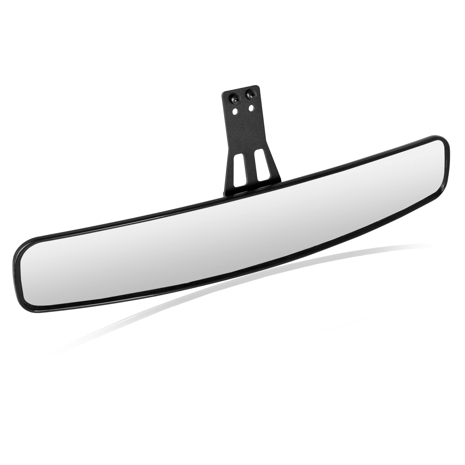 Unigt Panoramic Convex Ranger Rear View Mirrors Compatible With 2017-2024 Polaris Ranger 500 570 900 Xp 1000 Xp/Crew Mirrors Factory Present Drop Down Mounting Tab