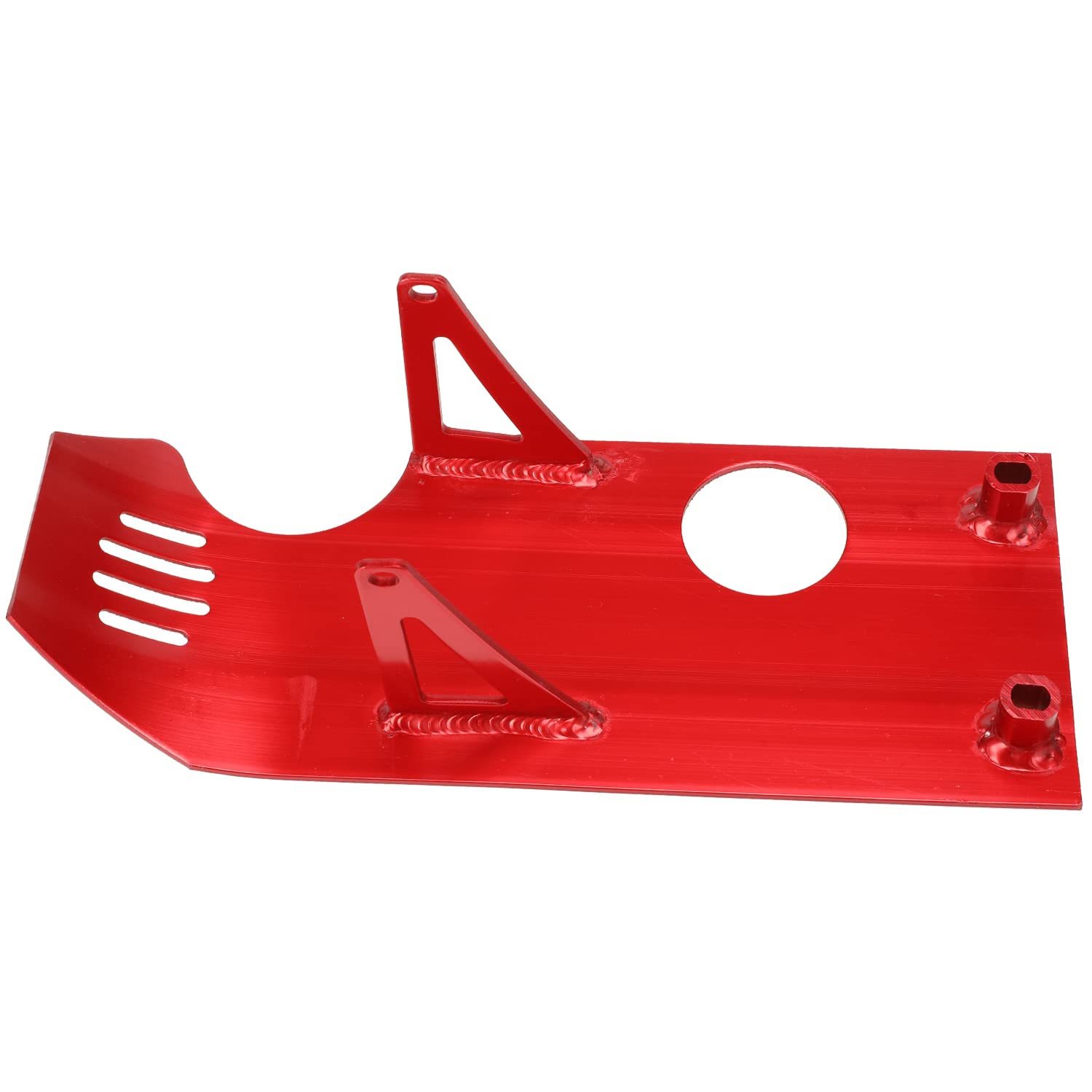 Grehua Aluminum Pit Bike Engine Skid Plate For Ssr110 Ssr125 Xr50 Xr70 Crf50 Cxr50 Coolster Apollo Lifan Yx Klx Gmx Nsd Vitacci Xpro Fx Thumpstar Kymco Taotao Db17 50Cc 110Cc 125Cc Dirt Bike Parts Red
