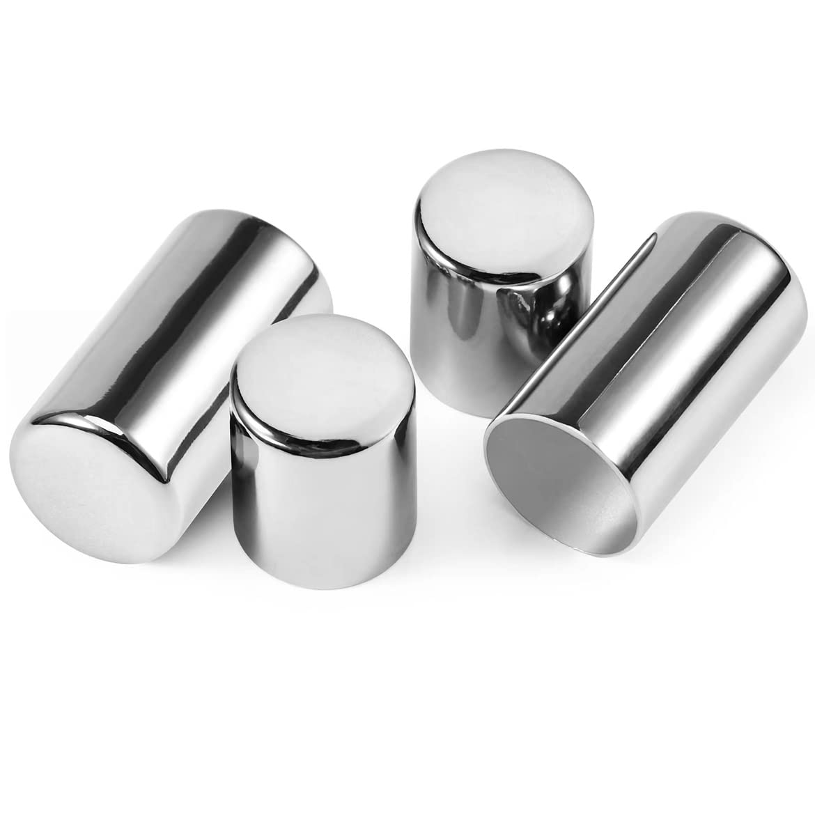 Eumti 4 Pcs Detachable Docking Hardware 4 Point Covers Kit Magnet Cover Kit Chrome Compatible Wiht Harley Touring Electra Glide, Street Glide,Road Glide, Road King 2009-2024