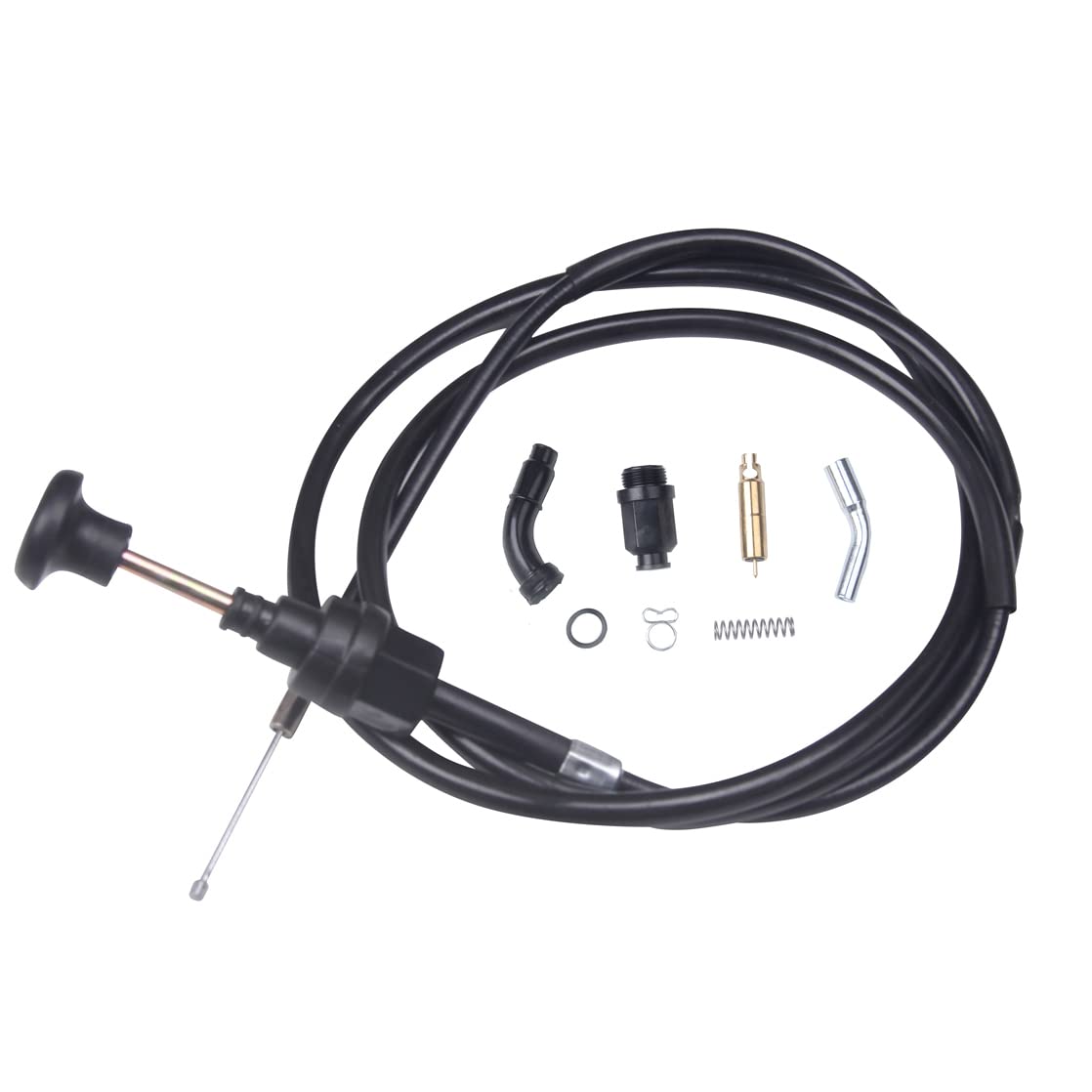 Bh-Motor New Carburetor Plunger Choke Starter Valve Choke Cable Kit For Honda Fourtrax 300 Trx300 Trx300Fw 1988-2000