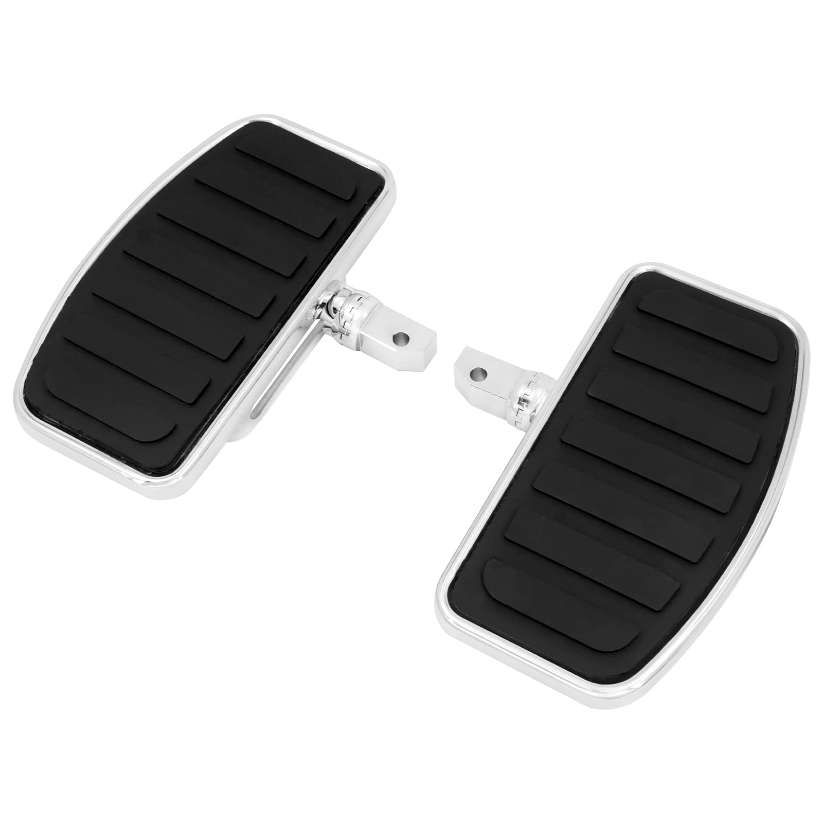 Hcmotorku Motorcycle Adjustable Floorboards Rider Passenger Footboard Wide Foot Pegs Fit For Honda Vtx 1800 1300 For Suzuki C50 Vl800 Vl400