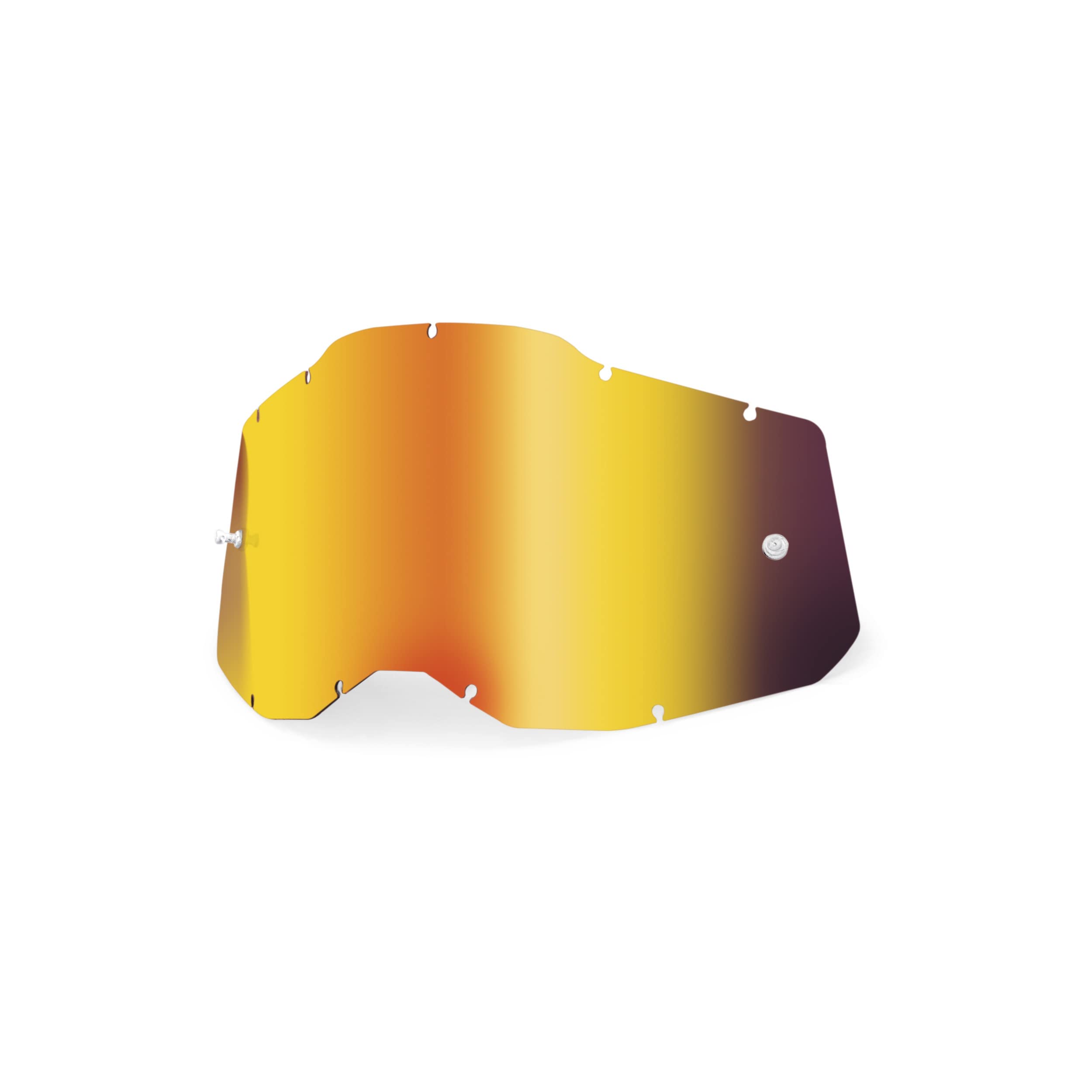 100% Goggle Replacement Lens - Sheet - Compatible With Racecraft 2, Accuri 2, And Strata 2 Goggles