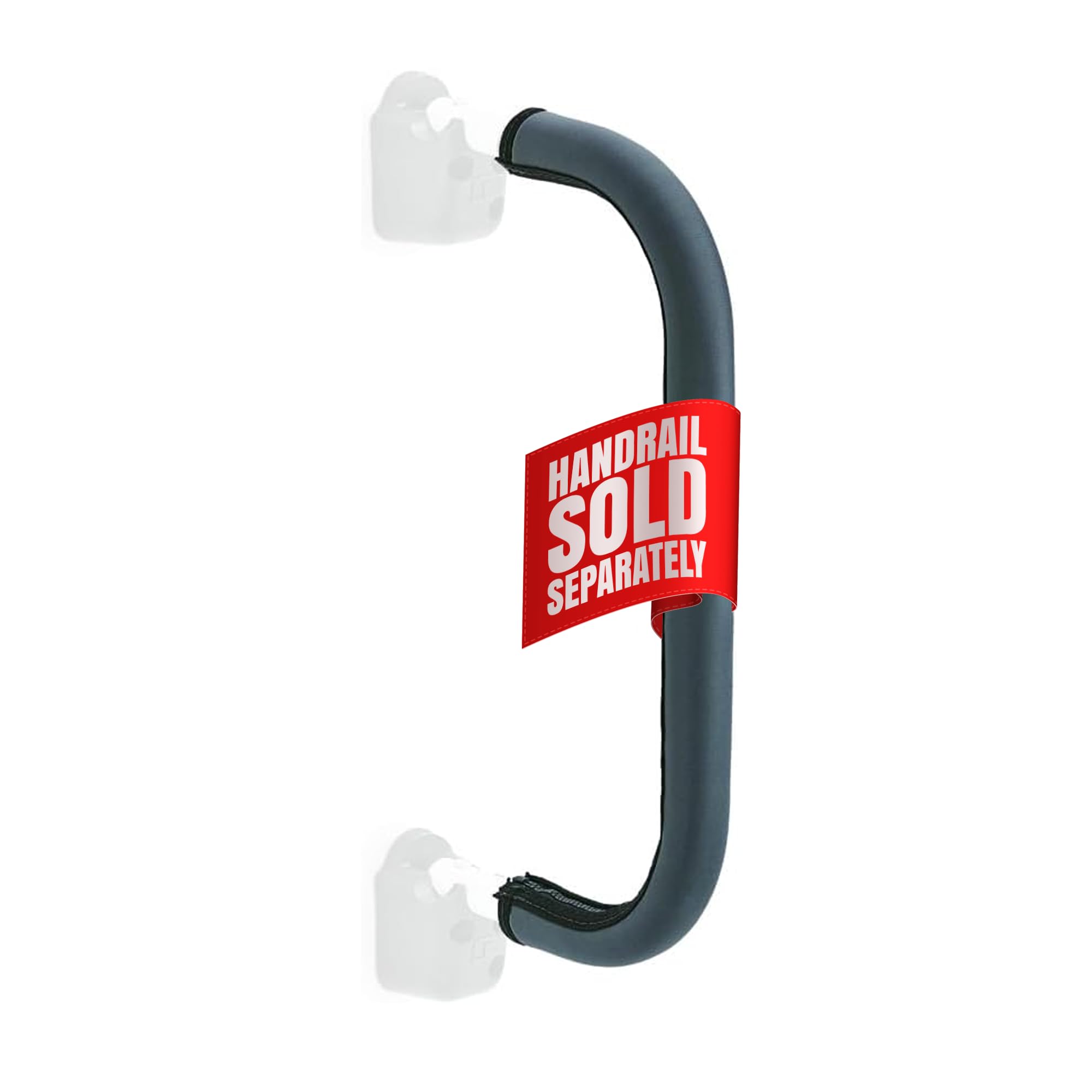 Stromberg Carlson Am-Zip22C Lend-A-Hand Zip Grip - Rv Handrail Neoprene Grip Cover With Nylon Zipper - Machine Washable - Fits Am-250, Am-255 Mini Assist Rail - 22' (Charcoal)