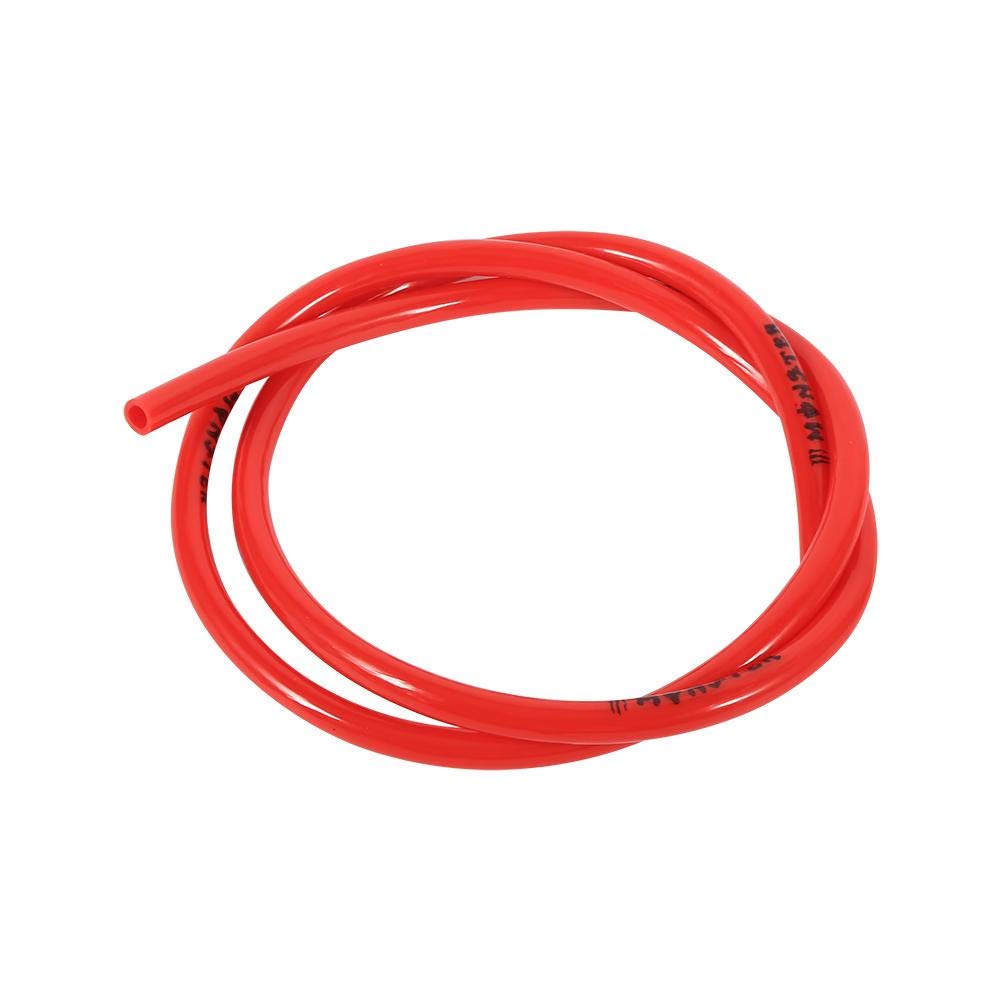 1/4 Inch Fuel Hose Line, Gas Petrol Fuel Line Fuel Line Assembly 3 Feet For Motorcycle Dirt Pit Bike Atv (Red)