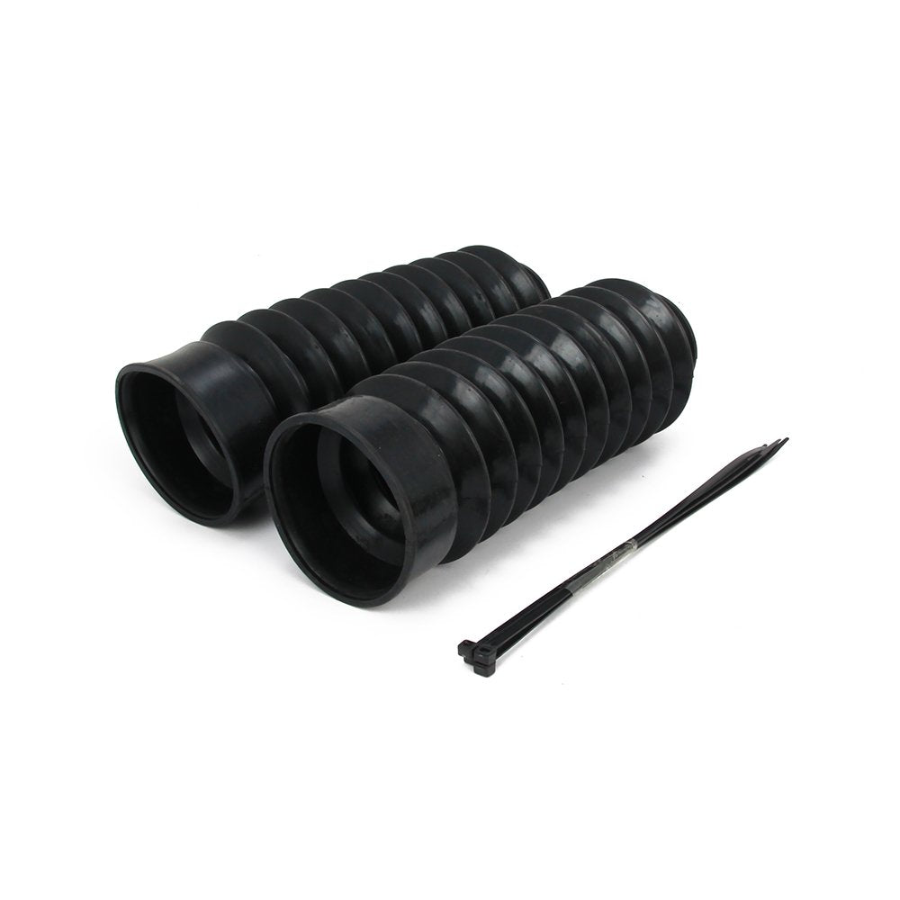 Anxin 49Mm Fork Cover Front Gaiters Gators Boot Shock Absorber For Dyna Fxdwg Black