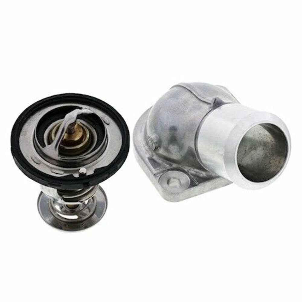 Thermostat Kit-190 Degrees W/Seal Engine Coolant Thermostat Housing Assembly Fits Chevy Silverado 1500 07–23 2500 Hd 07–23 Tahoe 07–23 Express 2500 07–21 Gmc Sierra 1500 07–23 Yukon 07–23 12587395