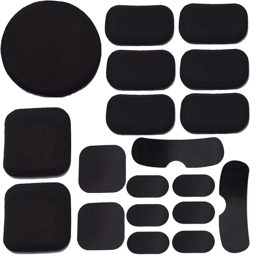 Universal Airsoft Helmet Padding Kits, Motorcycle Helmet Foam Pads Padding Replacement Kits Set Mats For Fast Mich Ach Usmc Pasgt Helmet Accessories