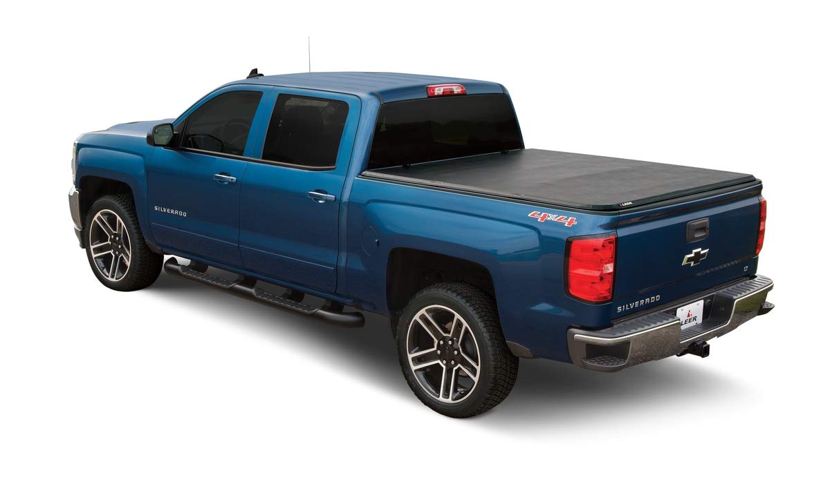 Leer Latitude | Fits 2020 Gm Chevy Silverado/Gmc Sierra Heavy Duty With 6.9 Ft Bed | Easy Install, Soft Tri-Fold Truck Bed Tonneau Cover
