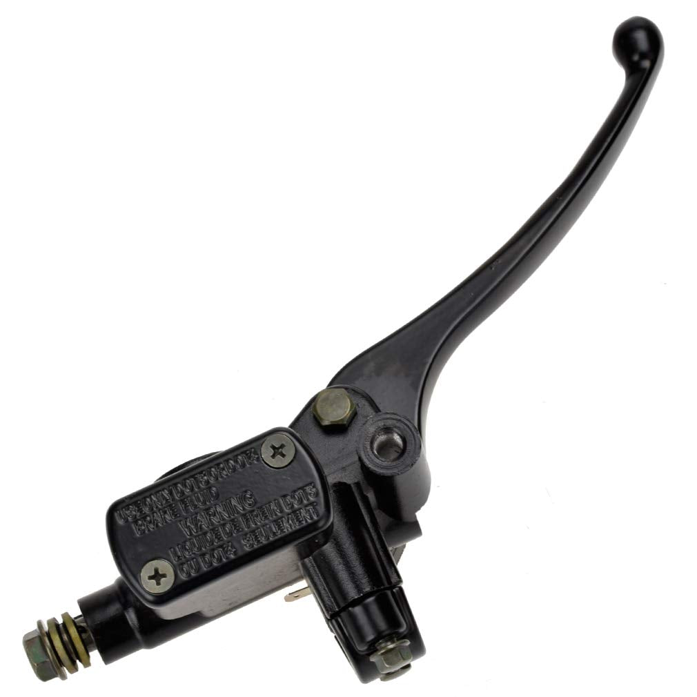 Hiaors Front Right Brake Master Cylinder Lever Pump With 8Mm Mirror Hole For Gy6 50Cc 125Cc 150Cc 250Cc Peace Wolf Islander Tomos Honda Scooter Moped Atv Dirt Pit Bike Parts