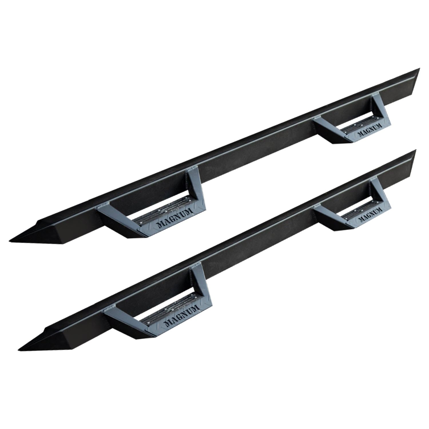 Raptor Series Magnum Rt Drop Steps Running Boards Black For 2022-2025 Tundra Crewmax 4 Full Doors