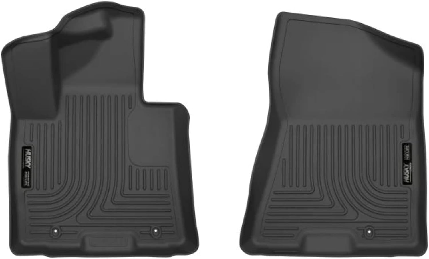 Husky Liners X-Act Contour Floor Mats | Fits 2019-2021 Hyundai Tucson; 2017-2022 Kia Sportage | Front Row, 2-Pc Black - 52361