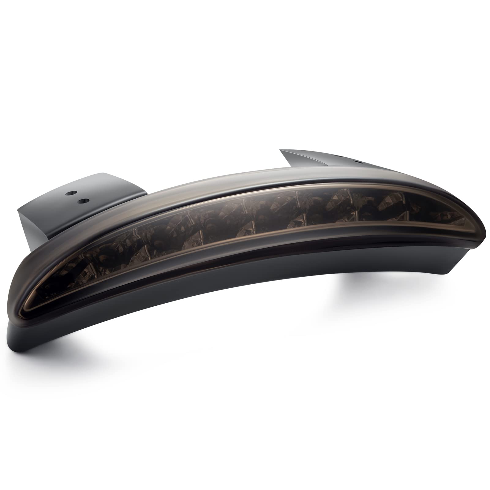 Anki Happigo Ankia Motorcycle Chopped Rear Fender Edge Led Brake License Plate Tail Light Stop Running Light Turn Signal Lamp For Harley Sportster Xl883N 1200N Xl1200V Xl1200X (Black)