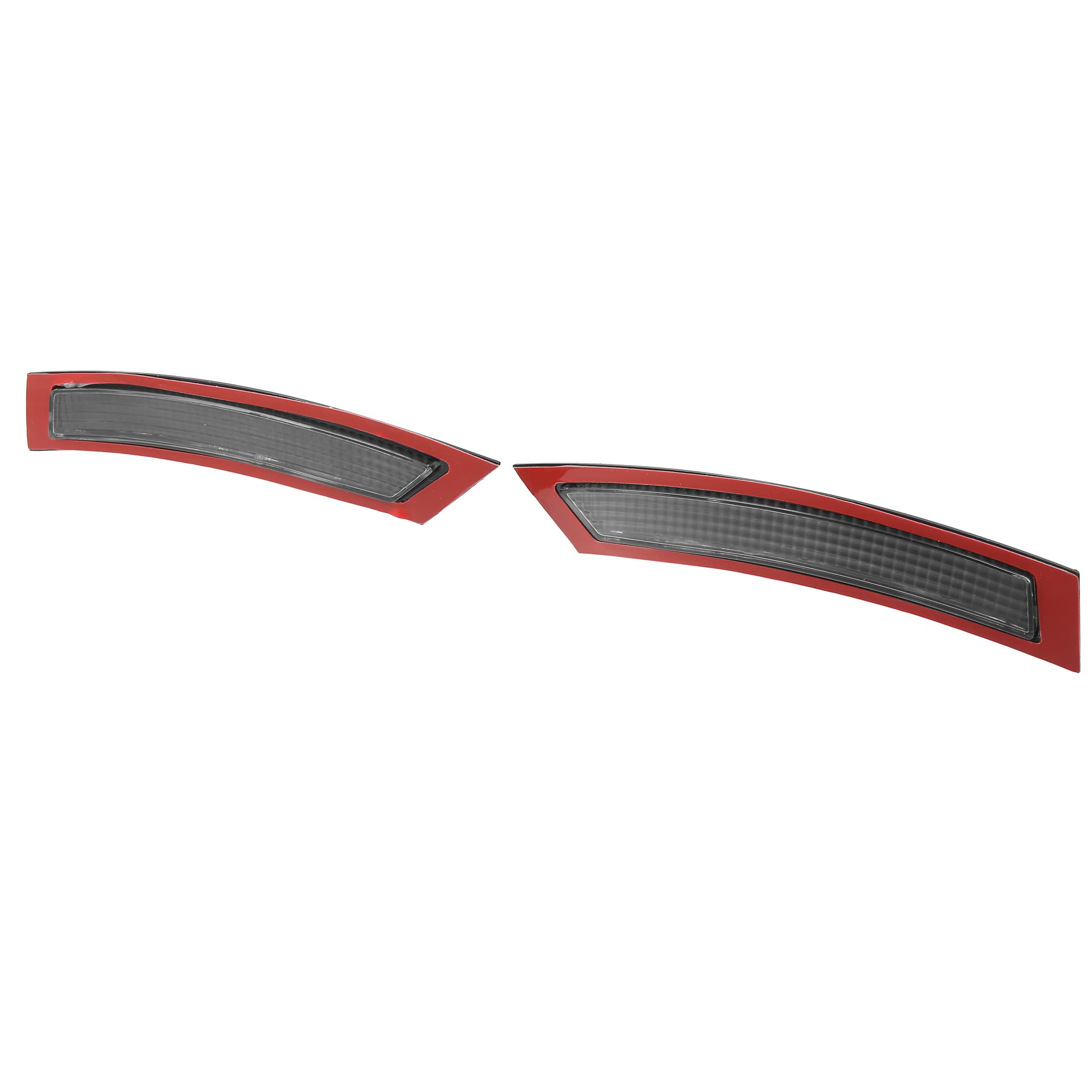 X Autohaux Pair Front Bumper Reflector Side Marker 63147162313 63147162314 For Bmw E92 E93 2007 2008 2009 2010 2011 2012 Replace Amber Color Reflector Clear