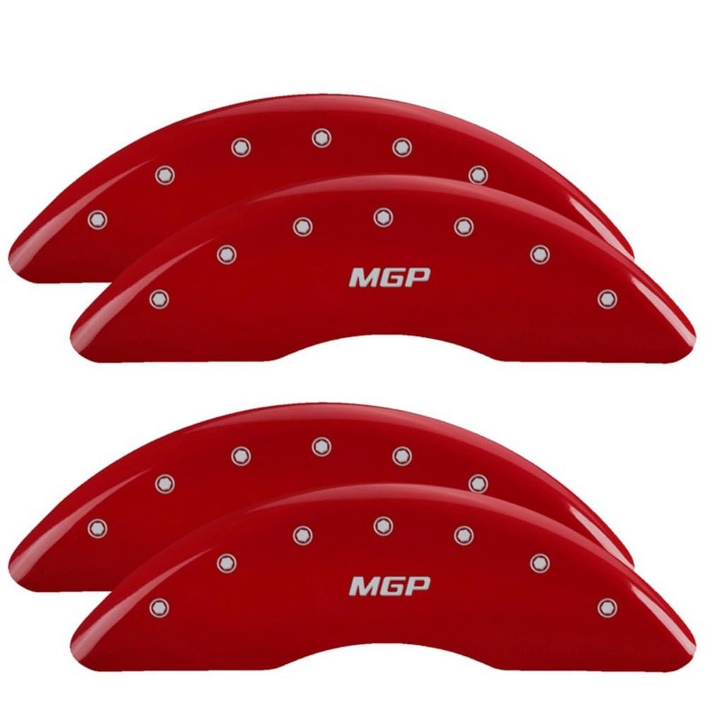 Mgp Caliper Covers Mgp Calipers 51011Smgprd Mgp, Red/Silver