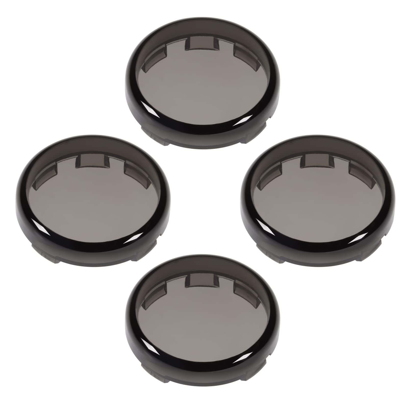 Amazicha Smoke Bullet Turn Signal Light Lens Cover Upgraded Anti-Scratch Lenses Compatible For Harley Davidson Sportster, Softail, Road King, Road Glide, Street Glide, Electra Glide 2000-2024