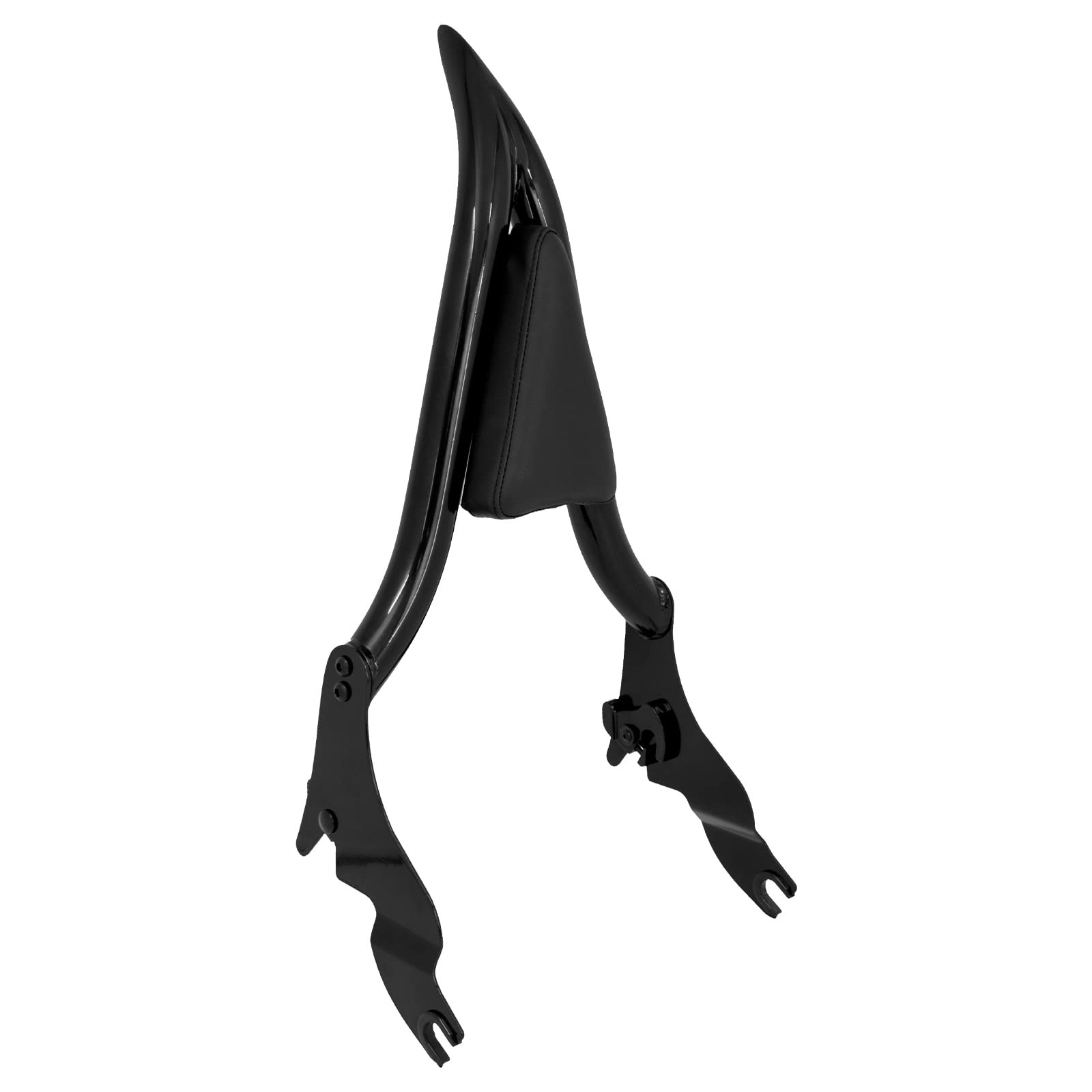 Hdbubalus Motorcycle Backrest Sissy Bar Detachable Passenger Assembled Backrest Compatible With Harley Touring Road King Road Glide Street Glide Electra Glide Road King 2009-2025 (16 Inch, Black)