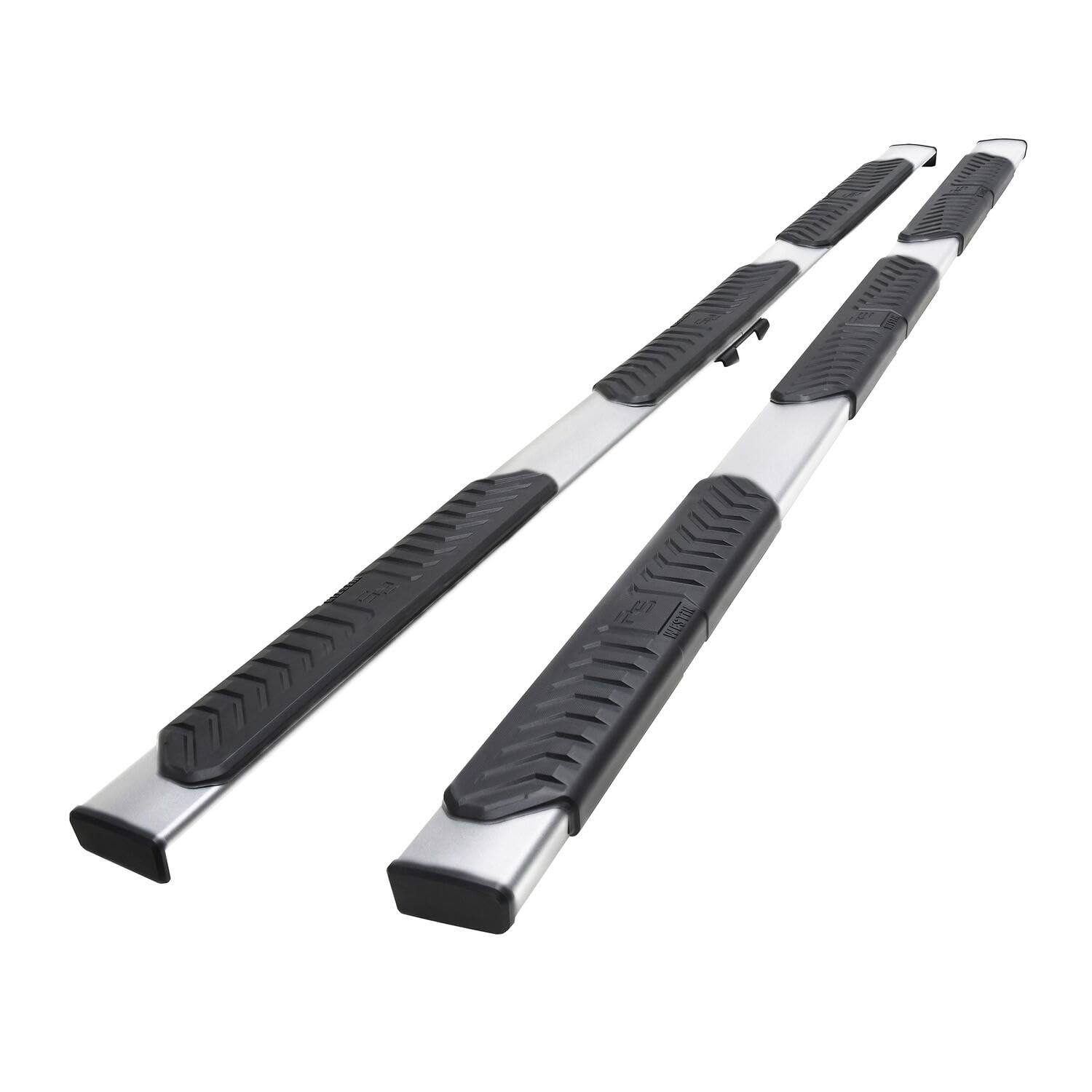 Westin 28-5234770 R5 M-Series Xd 5In. Wheel To Wheel Nerf Step Bars Fits 2020-2021 Silverado Sierra 2500 3500 Crew Cab (8Ft Bed) Polished Stainless Steel 1 Pair