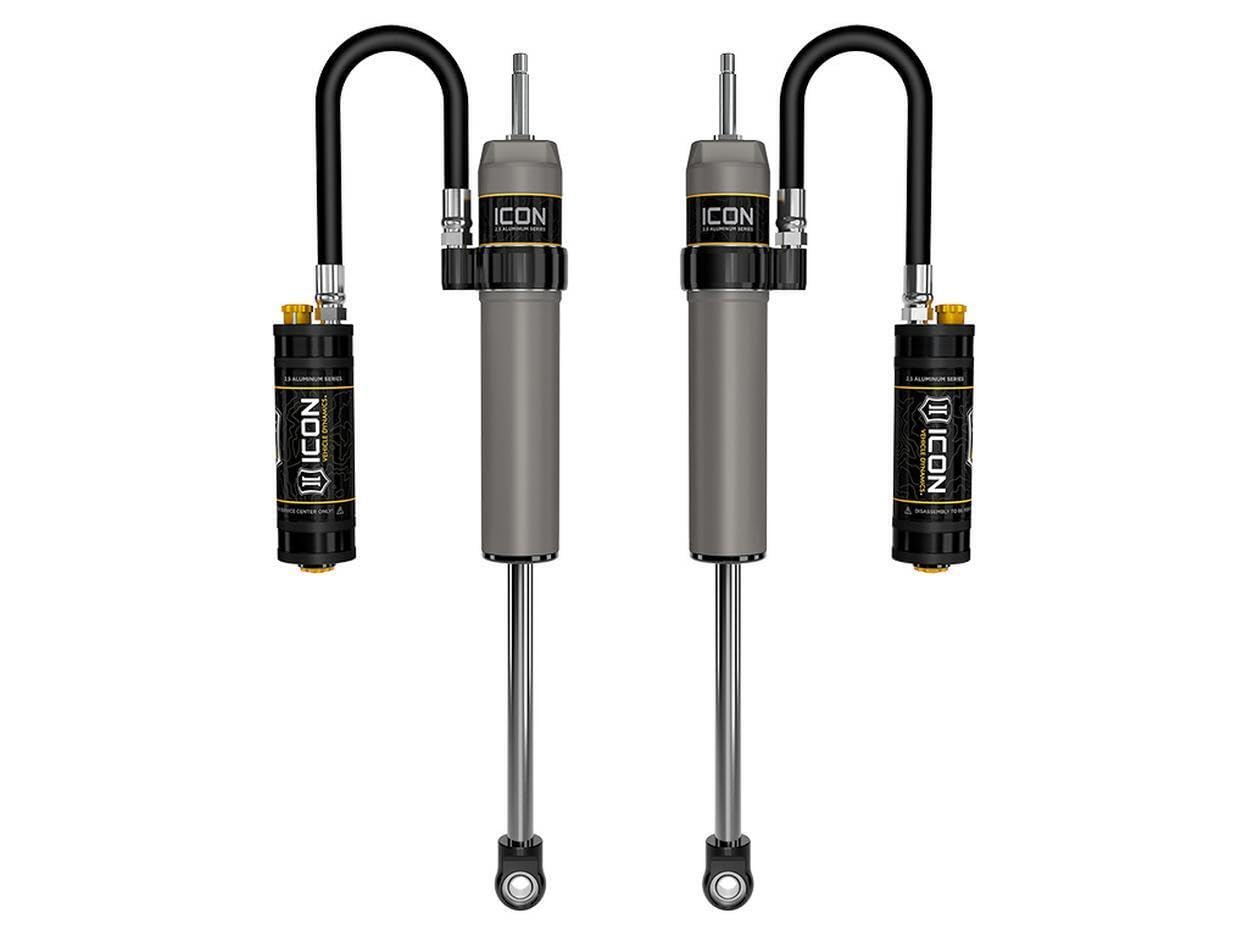 Icon, 0-1 Lift, 2.5 Vs Rear Shocks W/Cdcv, Pair, Compatible With 22-23 Toyota Tundra, 57840Cp