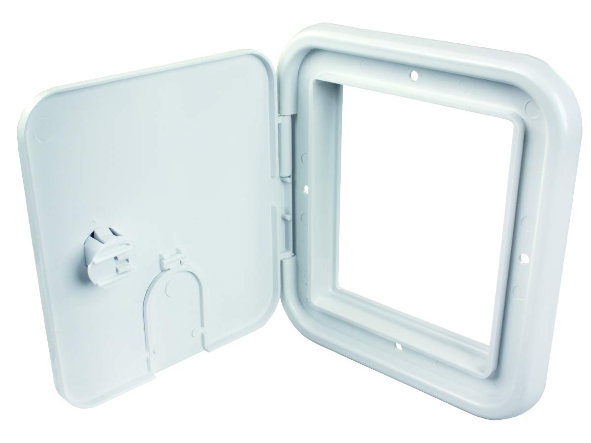 Thetford Rv Camper Universal Small Electric Appliance Accessory Cable/Cord Hatch Polar White Pn 94334