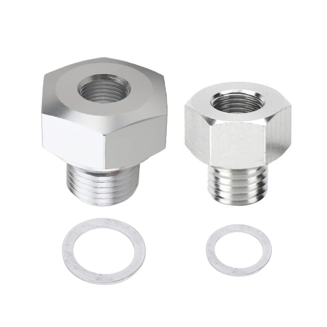 Ls Engine Swap Intake Plug Coolant Temp Oil Pressure Sensor Adapter M16 M12 X 1.5 To 1/8 Npt For All Gm Ls Series Engines Ls1 Lsx Ls3 5.3L 6.0L 6.2L