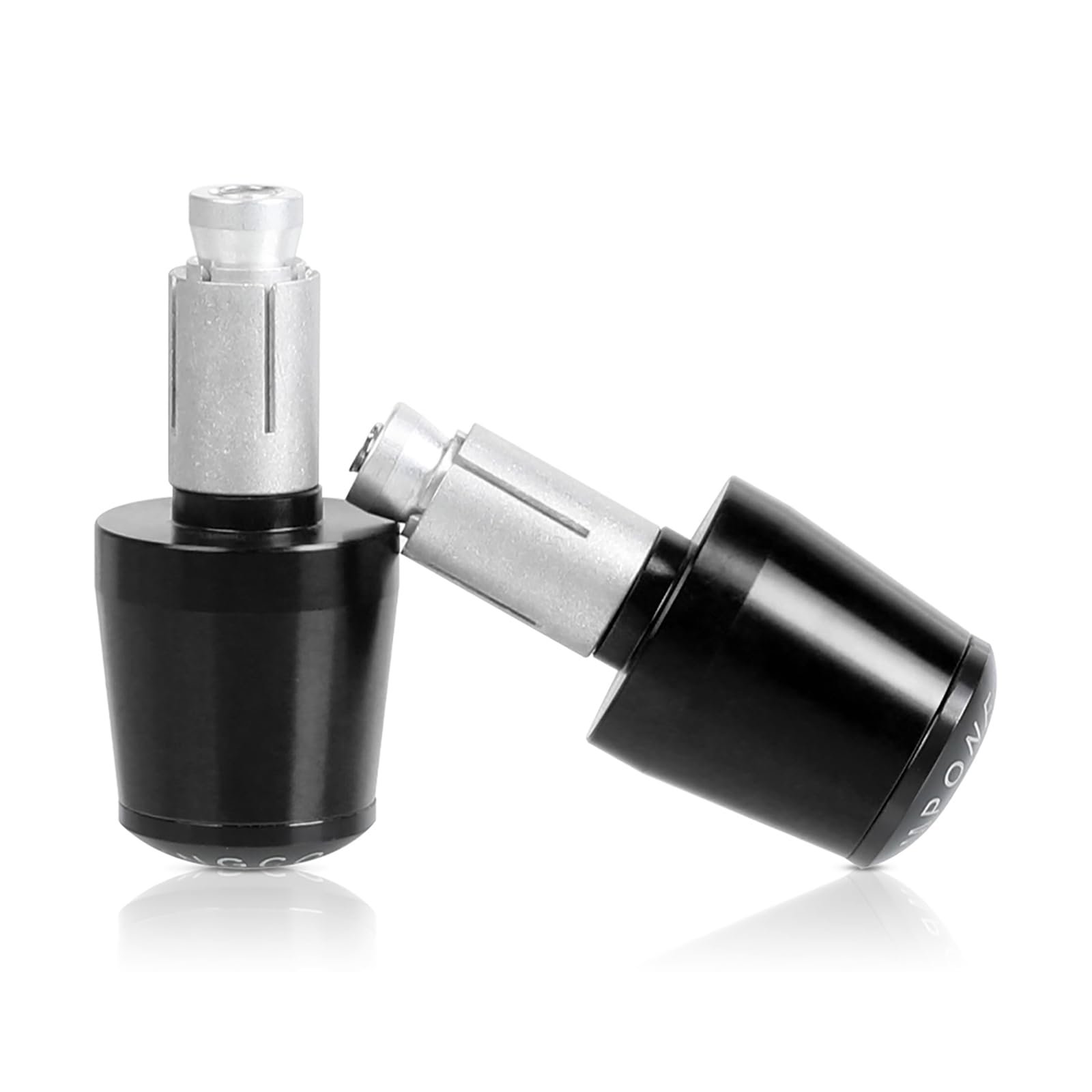 7/8' 22Mm Cnc Alu Motorcycle Handlebar Grips Ends Caps Ends Caps Compatible With Ninja 400 650 1000Sx Zx6R Zx9R Zx10R Zx12R Zx14R Er6F Er6N Black