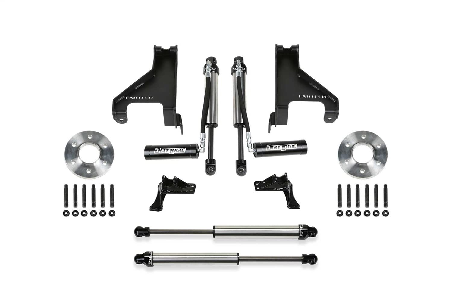Fabtech Aux Shock Kit With 2.25 Dlss 2015-21 Sprinter 2500 4Wd K9005Dl