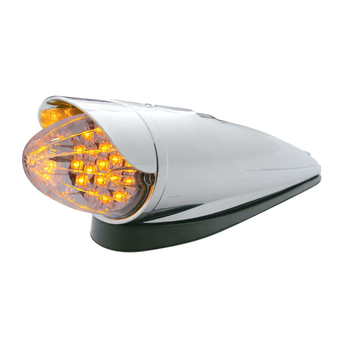 United Pacific 19 Led Reflector Grakon 1000 Cab Light Kit W/Visor - Amber Led/Clear Lens,39959
