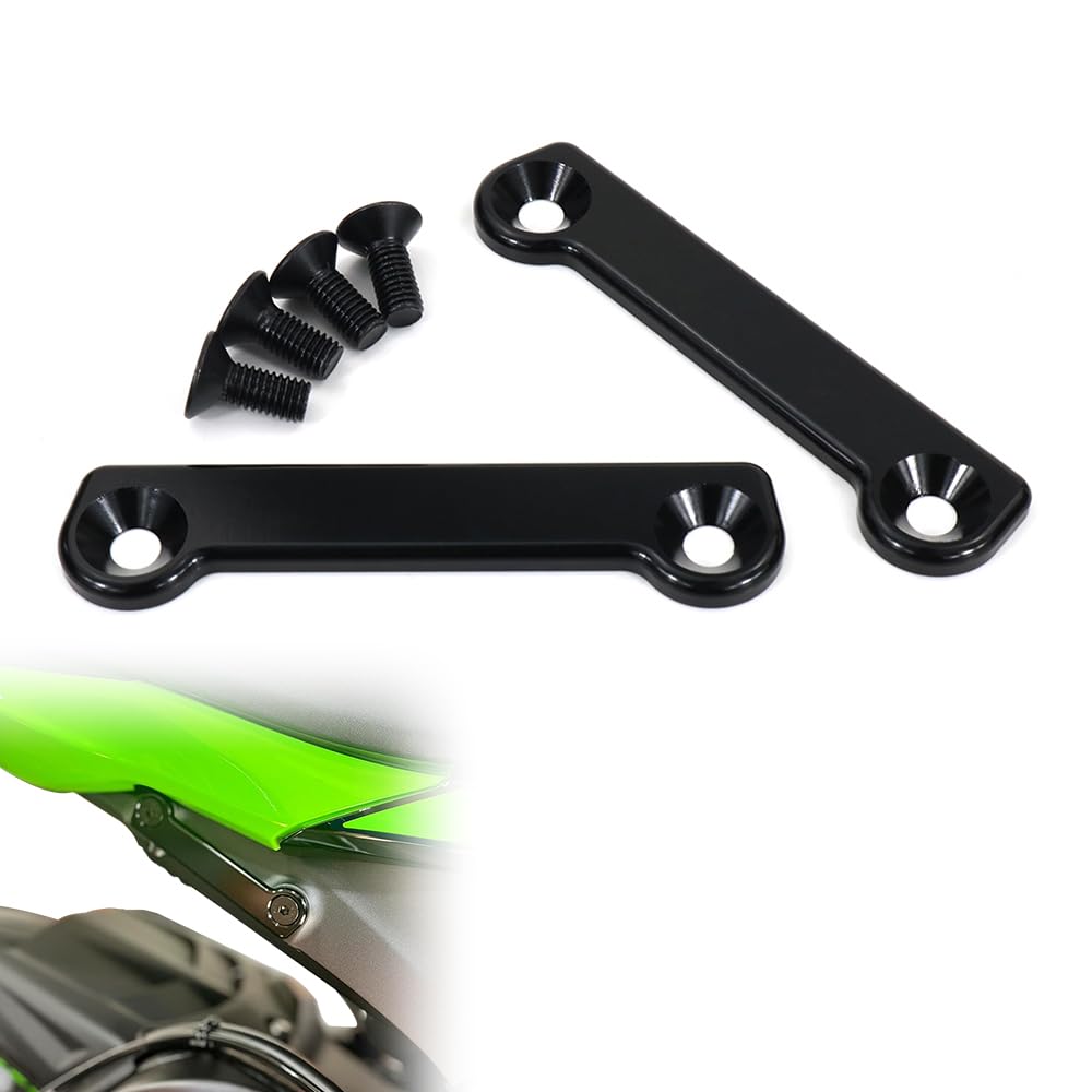 Xitomer Foot Peg Block Off Plates Footpeg Fit For Zx6R / Zx636 2009-2024 / Footpeg Blanking Plates Zx-6R Abs 2019 2020 2021 Zx636 Footpeg Block Off Plates